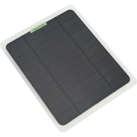 Kit de chargeur solaire portable 12 V 20 W monocristallin à double sortie USB pour camping-car, voiture et bateau (1/5)