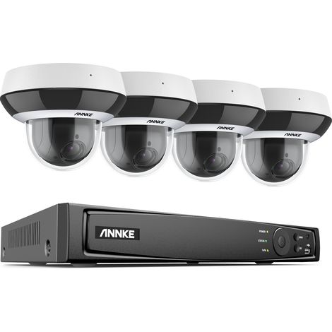 ANNKE 4K 8CH IP NVR H.265+ Video Security System 3K 4x Optical Zoom Waterproof Surveillance Kit 4Cameras (1/5)