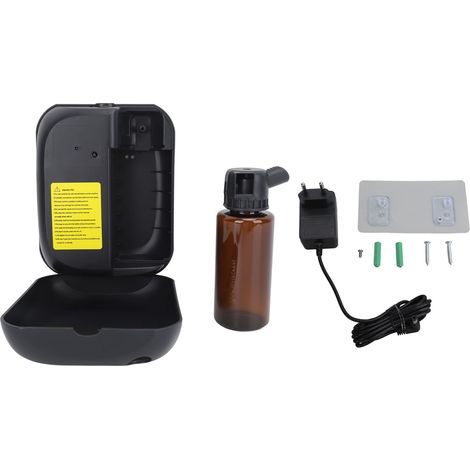 Diffuseur d'huiles essentielles puissant et sécurisé pour grandes pièces, maison, hôtel, spa - 100‑240V, prise UE, noir (1/5)