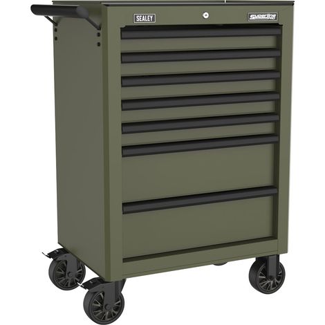 Sealey AP26479TK Superline PRO Heavy-Duty Rollcab 7 Drawer - Khaki