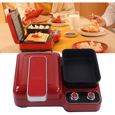 Appareil à sandwichs multifonctionnel 3 en 1, 1200 W, appareil à sandwichs multifonctionnel pour la maison (1/5)