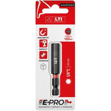 PORTAINSERTI MAGNETICO 'E-PRO' lunghezza mm  60 - cf.1 pz
