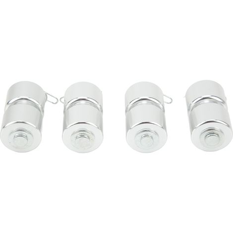 4-teiliges Set Heckklappenrollen für Kompaktanhänger, robust, leicht zu heben, Heckklappe, Mülltonnen-Erhöhung (1/5)