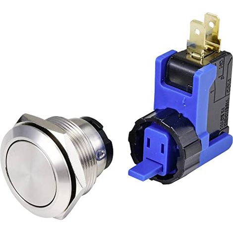 TRU COMPONENTS TC-9201348 Pulsante 250 V 15 A 1 x On / Off Momentaneo IP65 1 pz. (1/3)