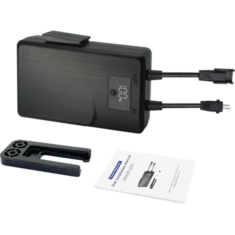 Batterie Universelle pour Meubles de Relaxation Alimentation Rechargeable pour Meubles de Relaxation à Mouvement électrique 2 Broches avec Affichage LED [2500mAh]