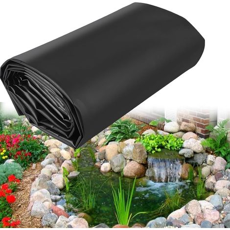 1 Bâche Bassin HDPE, Résistant UV, Membrane Étang, Pour Jardin Aquatique (1/5)