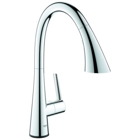 Mezclador monomando electrónico de fregadero Grohe Zedra Touch,