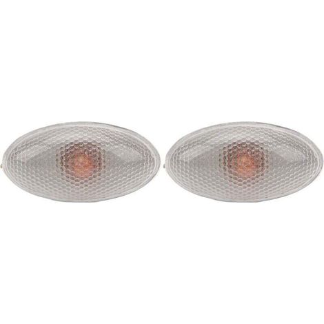 2-piece LED side marker light, bright 12V, 632574, replacement side indicator lamp for Peugeot 206, 407, 607 (1/5)