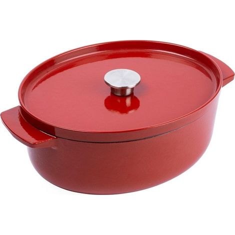 KitchenAid Cocotte de hierro fundido 5,6 litros Empire Red