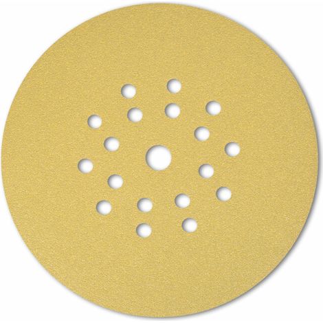 Disques abrasifs STIER universels D225 / P120 / 25 pièces / 18 trous 25 pièces