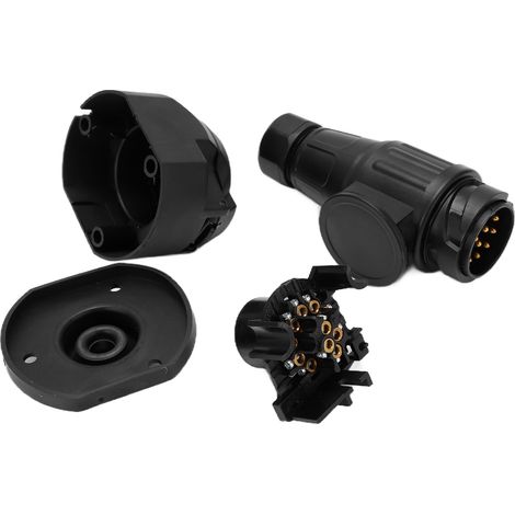 Adaptateur Remorque 13 Broches 12 V - Compatible Avec Remorques Et Accessoires - Universel - 1 Pièce (1/5)