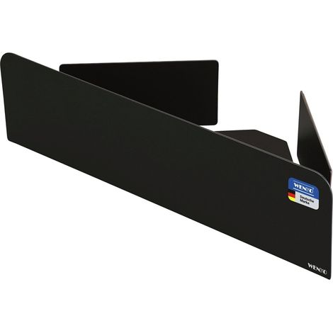 Étagère d’Angle, Acier Inoxydable, autocollante, Forte adhérence, Fixation Murale sans perçage, étagère de Douche Extra Profonde avec Drainage, Gain de Place, Noir Mat