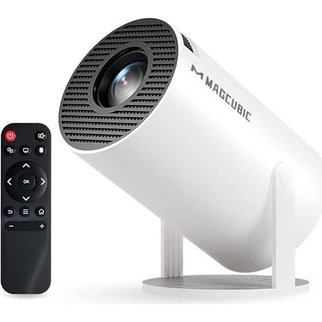 Filiyano – Projecteur HD HY300 Pro Smart Android 14 (2026) avec applications, Wi-Fi et Bluetooth (Blanc) (1/5)