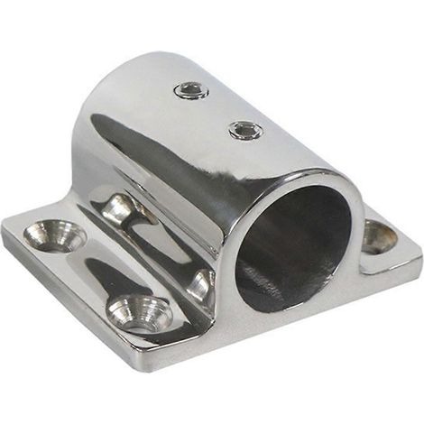 Support de fixation rectangulaire pour main courante de bateau, 25 mm (1/5)