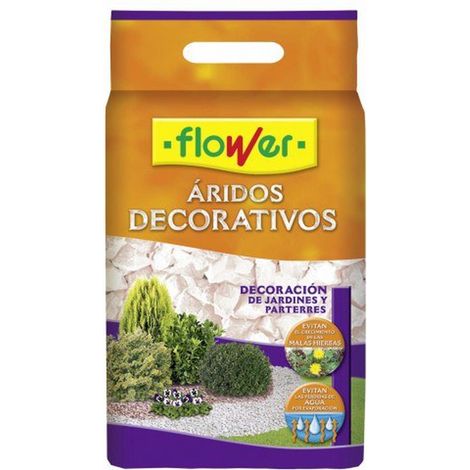 FLOWER STYLE Marmolina Rosa 15/25 para Decorar Macetas,