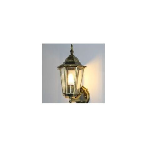 Europäische Retro-Wandleuchte im amerikanischen Bronze-Stil, wasserdicht, für Balkon, Wohnzimmer, Einfahrt, Garten – Rostfreie, dekorative Wandleuchte – Crezuo