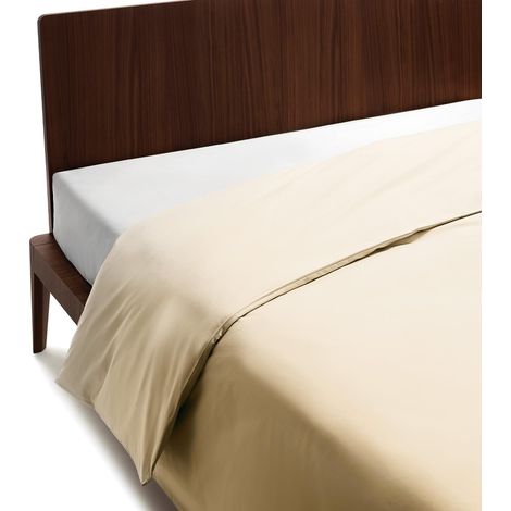 Housse de Couette 1 Personne 155x200 Coton 100% Percalle Certifié OekoTex Frais et Respirant, Sac Couette Lestée avec Rabat 40 cm, Couverture Lestée Housses de Couettes Linge de Lit (1/5)