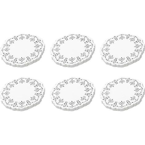 Napperons en papier dentelle 2026, 100 pièces, doublures de 11,4 cm pour gâteaux et présentation de vaisselle (1/5)