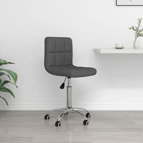 Bürostuhl Drehbar Dunkelgrau Stoff (1/5)