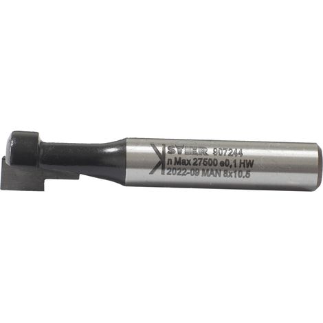 STIER T-Nutfräser M6 10,5 x 6,6 x 8 mm (1/4)