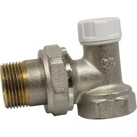 Coude laiton nickelé 3/4" (20/27) pour radiateur - (1/5)