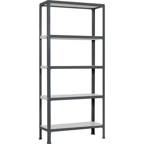 Simonhome Click Mini 5 Regale anthrazit 1800x800x300 mm