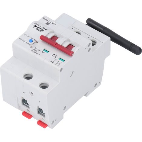 Disjoncteur intelligent 2P 100A APP télécommande WiFi avec verrouillage de sécurité DC10-100V
