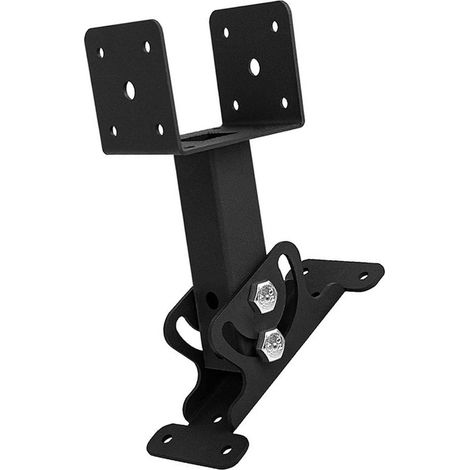 Support de poutre surélevée pour toit de pergola en acier carbone réglable convient poutres bois 4x4 et 4x6 (1/5)