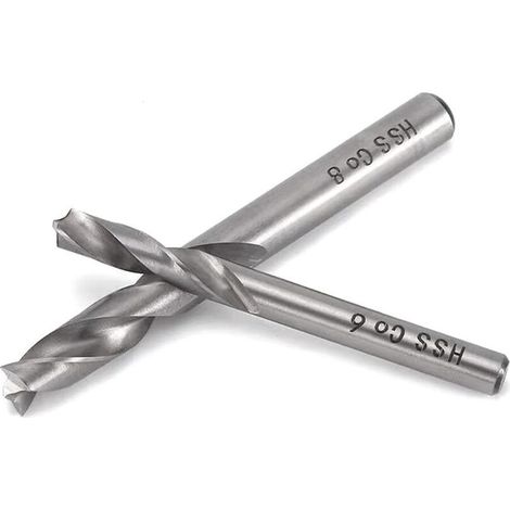 2 Pcs Spot Welding Tips Set, HSS Co M6 and M8 Spot Welding Tips, High Speed Steel and Cobalt Welding Drilling Tool Set for Car Body (1/5)