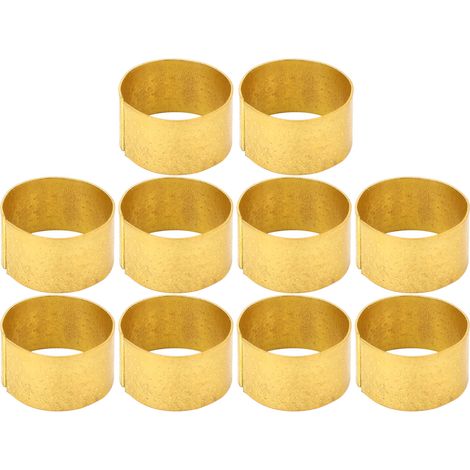 Dédier à coudre en métal 10 pièces Protège-doigts robuste pour couture main broderie quilting facile à nettoyer réutilisable (1/4)