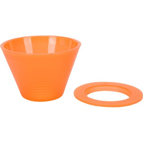 Doseur à café manuel en PP réutilisable avec base, filtre cone pour préparation douce et aromatique, compatible papier 155 (1/5)