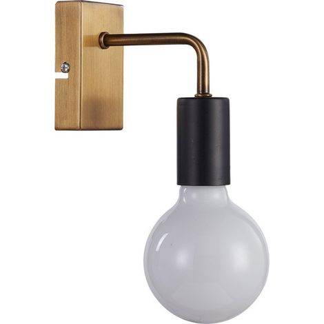 Suspension Italux Irina industrielle laiton noir E27
