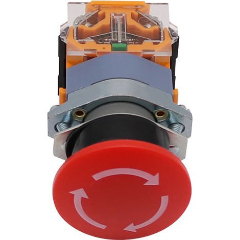 LA39-11ZS Emergency Stop Button Switch 220V Red Mushroom Head Emergency Stop Button Opening 22mm (1/3)