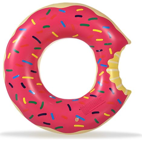 Grosse Bouee Donut Adulte, 120cm Bouée Piscine Donuts, Bouee Sirene Bouée de Natation PVC Bouée Gonflable de Tube pour Ainsi qu'à des Adultes Les Fêtes D'été sur La Plage et La Piscine (1/5)