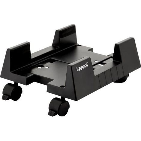 Supporto per unità centrale PC - Iggual Tech - Regolabile 15-26 cm - Plastica stampata - 4 ruote