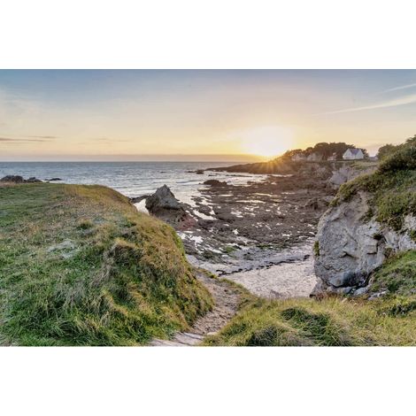 Tableau sur toile le Pouliguen 30x45 cm - Impression sur Toile Murale Décorative - Image imprimée en HD sur Toile - Toile sur Châssis en Bois FSC - Fabriqué en France (1/4)