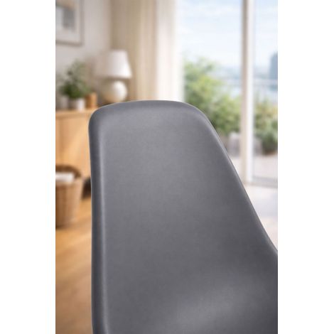 Sillas Comedor - Silla Kelen - Gris oscuro (1/5)