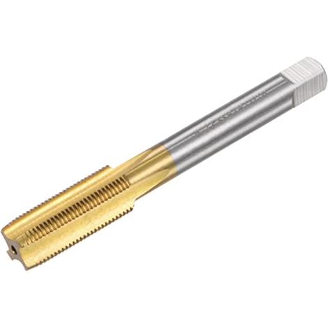 Tarauds à cannelures droites, M12 x 1 pas métrique gauche, revêtement titane, acier rapide au cobalt M35, taraud machine (1/5)