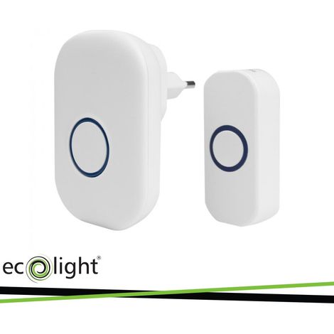 CAMPANELLO CON SPINA WIRELESS  BIM-01 BIANCO (1/3)