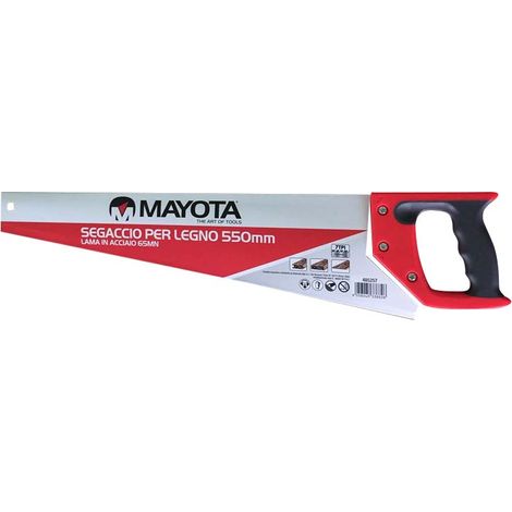 Segaccio legno 550mm lama acciaio 65mn