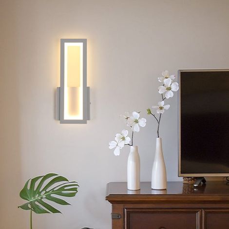 Applique a LED per interni, lampada da parete a LED quadrata semplice da 16 W, lampada da parete a LED moderna con illuminazione a parete per soggiorno e camera da letto (1/4)