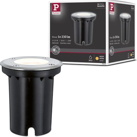 Paulmann 93992 Special FI Set pavimento IP67 rot GU10 3,5W 230V 140x140mm acc in/metallo (1/5)