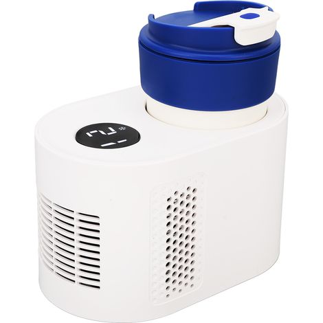 Refroidisseur de tasse de voiture multifonction (chaud/froid) 2 en 1, électrique, prise allume-cigare 12 V, blanc (1/5)