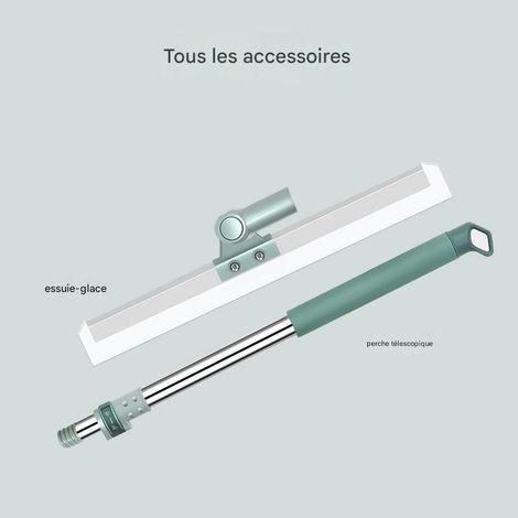Grattoir télescopique magique en silicone - Grattoir multi-usages - Matériau durable - 35 cm+ 2 bandes de caoutchouc d'origine (35 cm x 2)