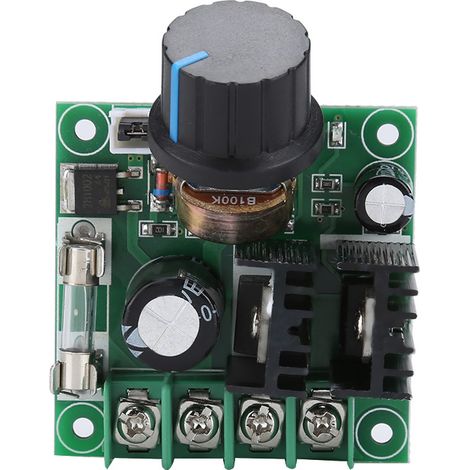 Drehzahlreglerplatine für Gleichstrommotoren (PWM 9V-50V 10A) (1/5)