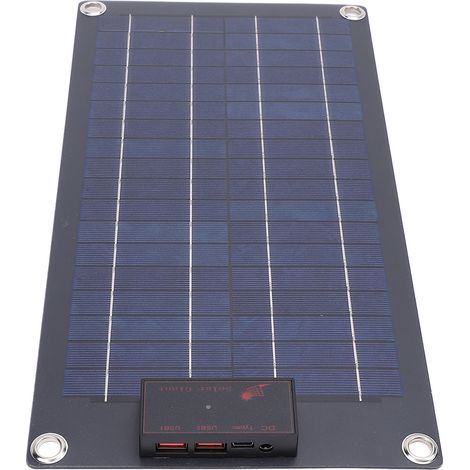 10W 18V halbflexibles Solarpanel-Ladegerät, faltbarer USB-Anschluss, 100A Ladestrom, tragbar für Camping-Handys (1/5)