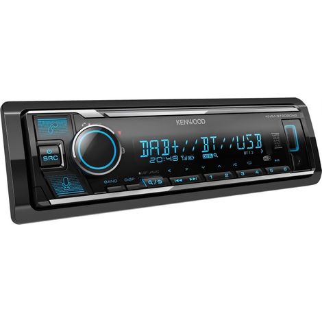 Kenwood KMMBT508DAB Autoradio tuner DAB+, port pour commande au volant, kit mains libres bluetooth X229682 (1/3)