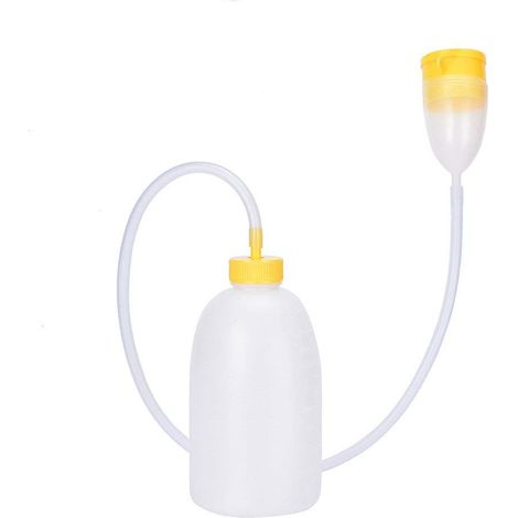 Flacon urinal pour homme, urinal de lit, Flacon à urine de voyage pour camionneur de 1 700 ml avec tube (1/5)