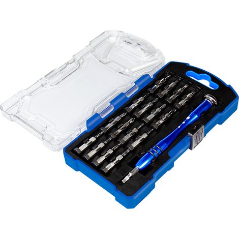 Juego de destornilladores de precisión LogiLink 18 en 1, puntas reemplazables, 17 puntas, estuche. (1/5)