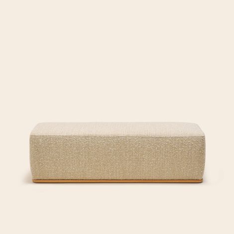 Banc en Bois et jacquard Alisia ARNEL